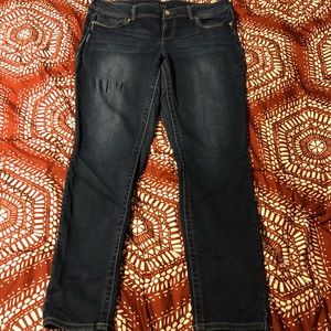 Maurices Dark Wash Stretch Jeggings XL Regular